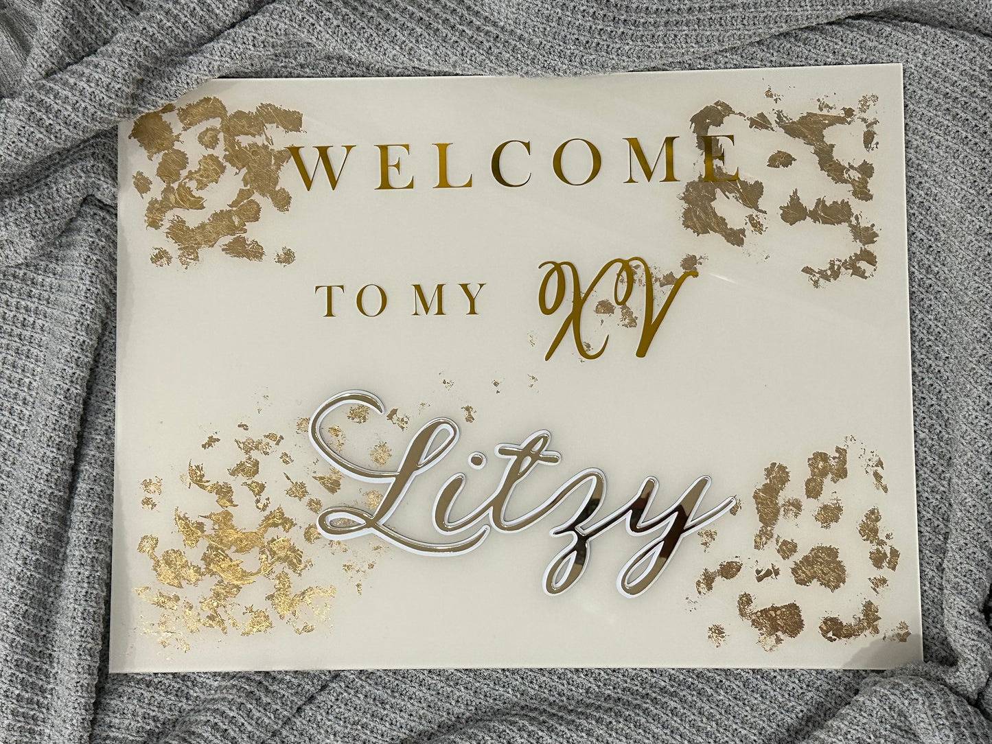 Painted Welcome Sign