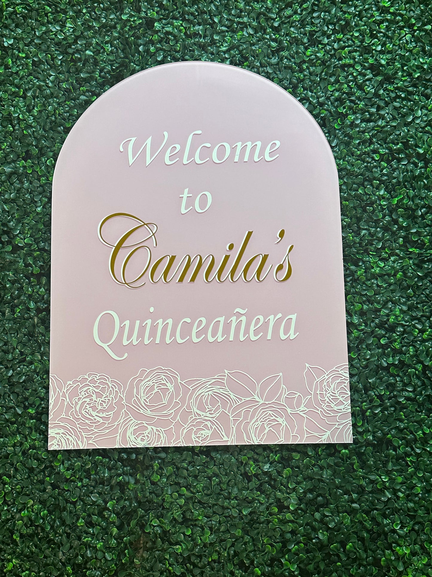 Painted Welcome Sign