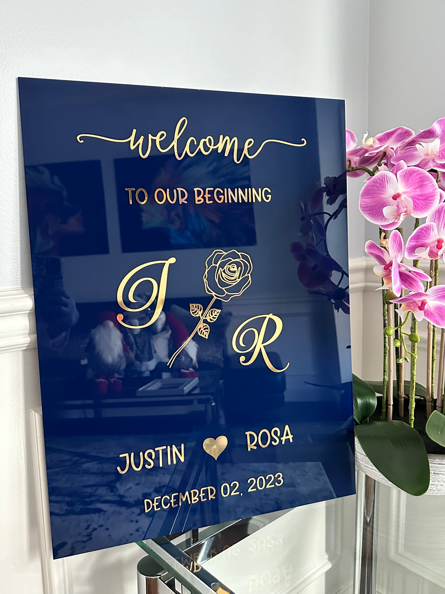 Painted Welcome Sign