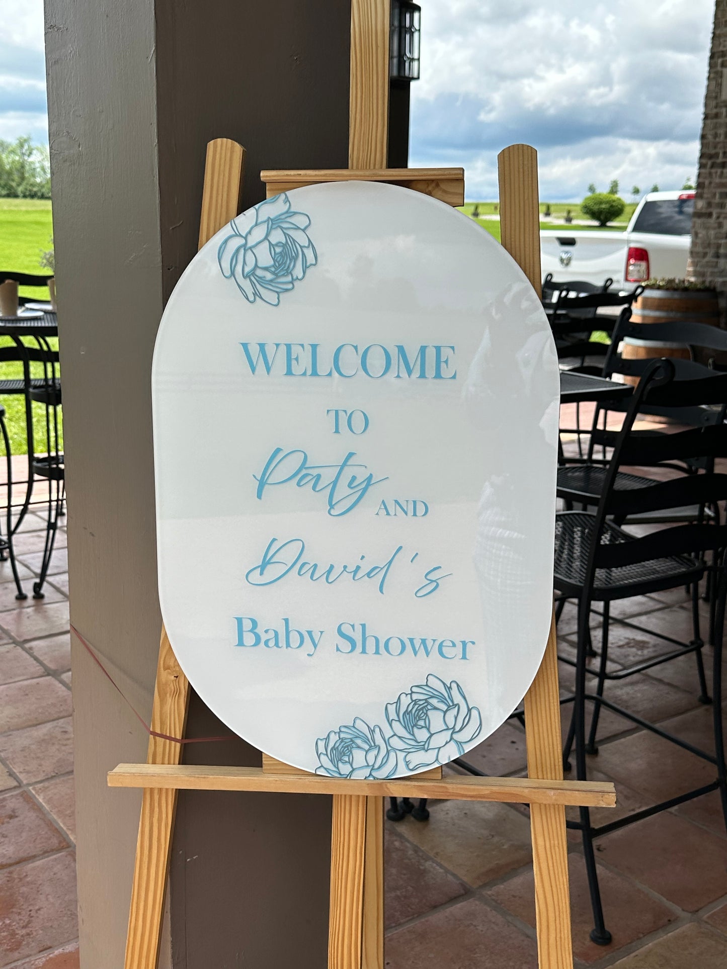 Painted Welcome Sign