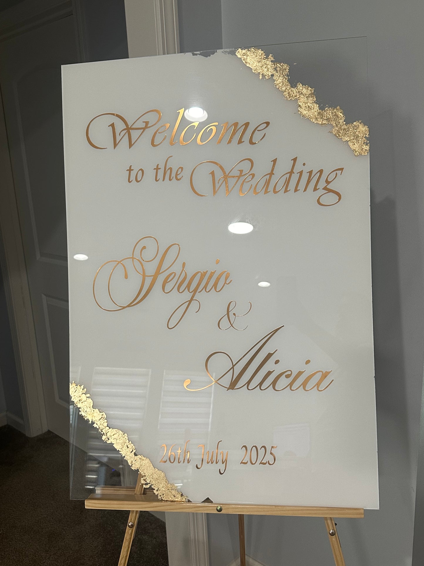 Painted Welcome Sign