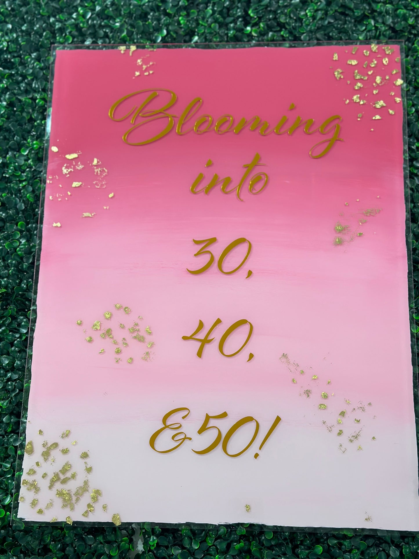 Painted Welcome Sign