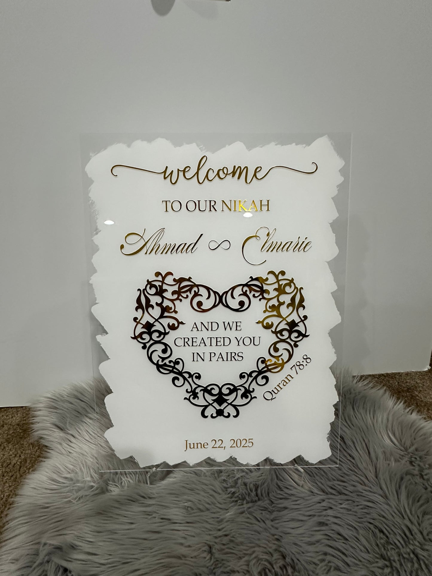 Painted Welcome Sign