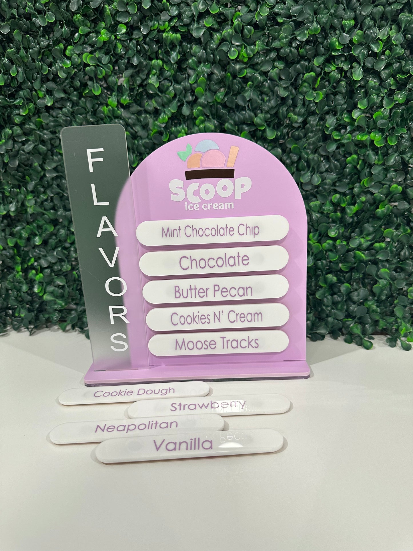 Interchangeable Menu Sign