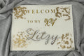 Painted Welcome Sign