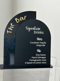 Wedding & Event Bar Signage