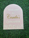 Painted Welcome Sign