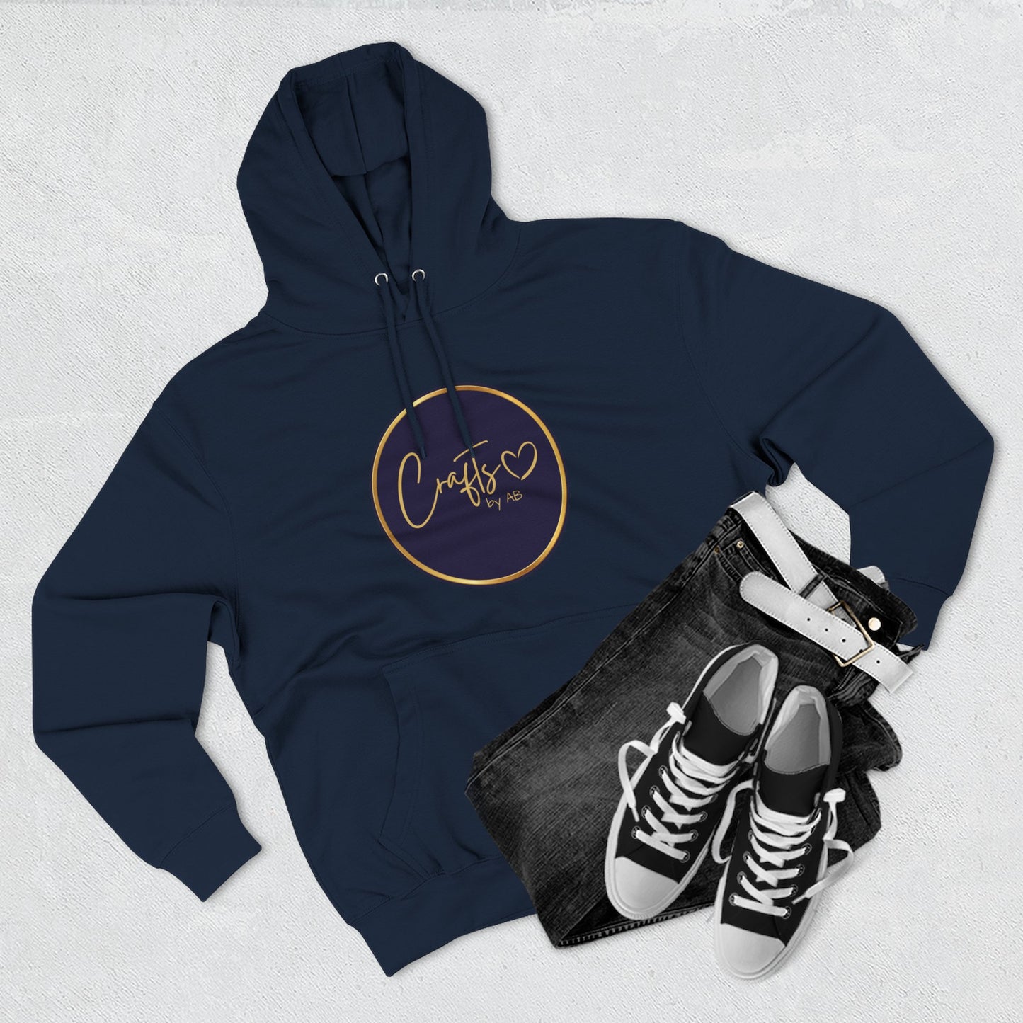 Crafts by AB Hoodie – Stylish Casual | Perfect for Fall & Winter Fun