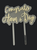 Cake Topper - Double Layer