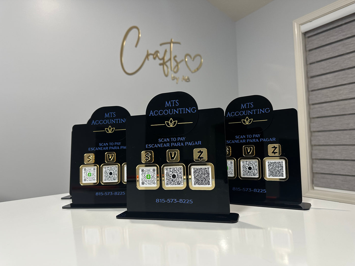 Custom Acrylic QR Sign