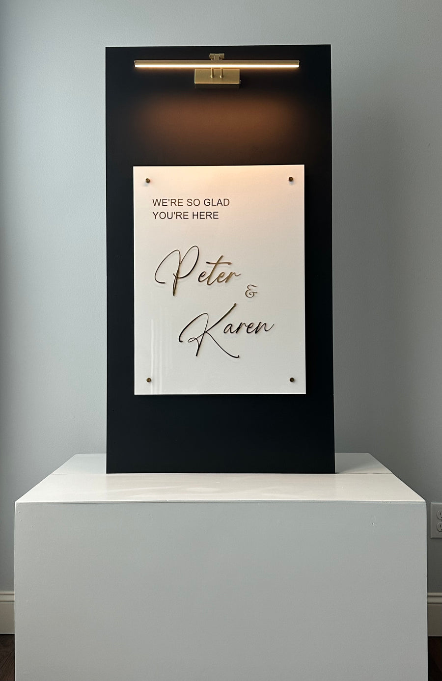 Welcome Acrylic Signs