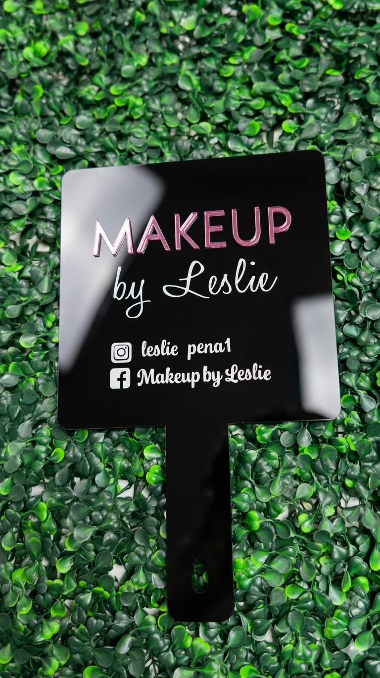 Custom Acrylic Branding Mirror