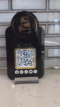 Mini Acrylic QR Sign
